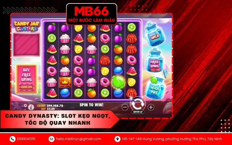Candy Dynasty Slot kẹo ngọt, tốc độ quay nhanh