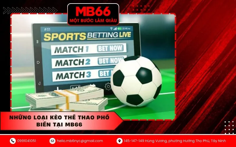 Những loại kèo thể thao phổ biến tại MB66