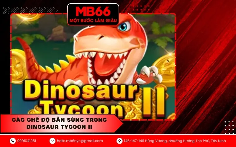 Các chế độ bắn súng trong Dinosaur Tycoon II